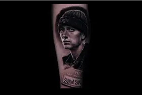 Black & Grey Portrait - Tattoos